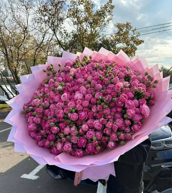 Пионовидный водопад